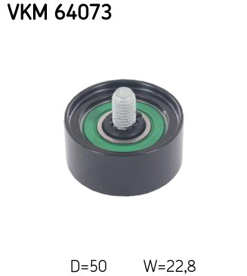 SKF Umlenk-/Führungsrolle, Keilrippenriemen